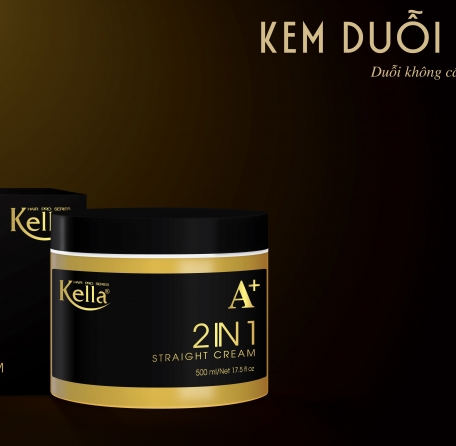 QUY TRÌNH DUỖI TÓC BẰNG KEM DUỖI 2 IN 1 KELLA A+ (DUỖI KHÔNG CẦN DẬP)