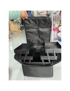 Cốp đựng đồ trang điểm cá nhân, đồ nghề phun xâm FREESHIP có gương soi, cốp nhựa bọc da bên ngoài, có dây kéo lại