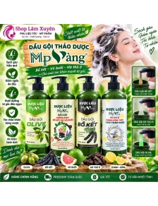 Dầu gội thảo dược Mp Vàng chiết xuất từ thiên nhiên bồ kết vỏ bưởi, hà thử ô giúp sạch gàu giảm ngứa