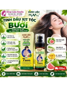 Tinh dầu xịt tóc bưởi Mp Vàng 100ml GIÁ RẺ cải thiện tóc khô xơ, hư tổn, gãy rụng, tóc mỏng ít tóc.
