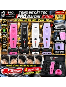 Tông đơ cắt tóc iPRO Barbers S1090 CAO CẤP máy mạnh cắt siêu mượt bền đẹp GIÁ RẺ kèm phụ kiện sạc.