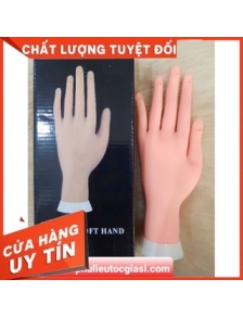 [FREESHIP] Bàn tay Silicon siêu dẻo tập sơn vẽ, ngón tay dài mẫu rất đẹp, bẻ dẽo ngón tay được ⚡GIÁ 