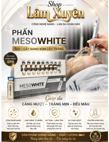 Phấn MESOWHITE 5ml cấy nano kem cấy trắng dùng trong spa giúp da căng mượt trắng mịn đều màu