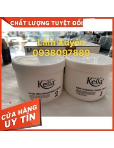 Thuốc duỗi tóc KELLA 500ml [FREE SHIP] duỗi mạnh, nhẹ mùi, duỗi thẳng tóc nhanh, tiết kiệm thời gian