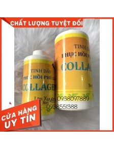 [FREESHIP] Tinh dầu serum phục hồi phủ lụa 1000ml pha hoá chất uốn duỗi nhuộm phủ bóng TVF màu vàng 