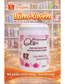 KEM DẬP ĐỊNH HÌNH DUỖI TÓC THẲNG QL8X PROFESSIONAL 1000ML mạnh cho tóc khỏe phủ bóng duy trì độ ẩm giữ thẳng bền.