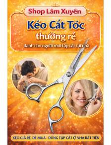 Kéo Cắt Tóc thường rẻ dành cho người mới tập cắt tại nhà cắt lưỡi lam chất liệu bền cao cấp Tận giá rẻ