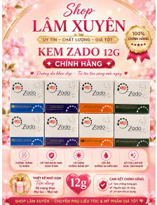 Kem Zado 12g CHÍNH HÃNG hỗ trợ dưỡng da, giúp da mềm mịn và hỗ trợ làm mờ vùng da sạm màu.
