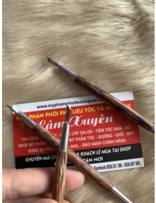 Cây lấy khóe cây lấy khóe móng chân [FREE SHIP] hai đầu thép bản mỏng dễ lấy khóe cán gỗ dễ cầm đẩy 