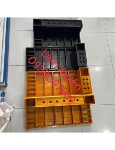 Khay gỗ đựng tông đơ kệ tông đơ và đồ nghề làm tóc