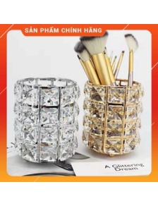 Cốc để cọ trang điểm pha lê cao cấp