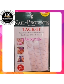 Keo dán móng nail đa năng Tack It GIÁ RẺ siêu tiện dụng chính hãng màu trắng, dán đế móng, dán móng bảng màu