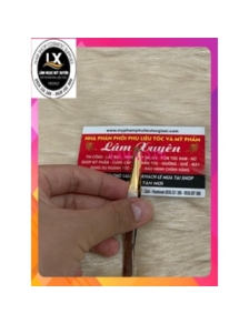 Nhíp LUCKY vàng làm từ thép cao cấp không  sét, dùng để gấp mi nối, để tạo fan mi Thiết kế vừa tay, 