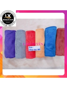 [FREESHIP] Combo 10 khăn gội đủ màu chuẩn Salon 35x75cm siêu mềm, dày, thấm hút tốt cực bền, không b