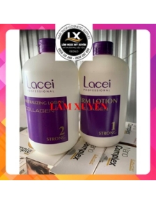 Thuốc uốn nóng Lacei 500ml giá rẻ cho salon tóc 1 cặp 500ml, công nghệ mới không bị cháy khô dễ dàn