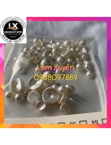 Phụ kiện móng tay, móng chân ♦️GIÁ RẺ♦️dạng nữa viên ngọc trai, mix size không chân, dễ sử dụng,dạng bịch như hình