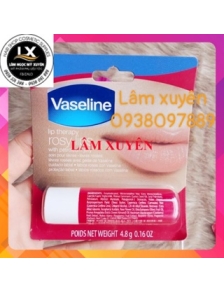 Sáp dưỡng môi VASELINE dạng thỏi _ son môi dưỡng ẩm, làm mềm môi, có màu hồng nhẹ, mượt mà, căng đầy sức sống