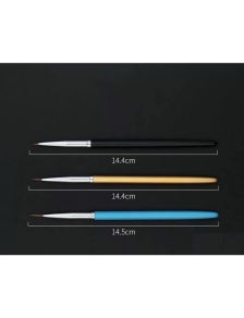 Cọ nét/Cọ râu 3 size 1 bịch lông mịn, mõng dễ vẻ nét GIÁ RẺ 3 size khác nhau nhỏ gọn xinh xắn cho học viên tập vẻ