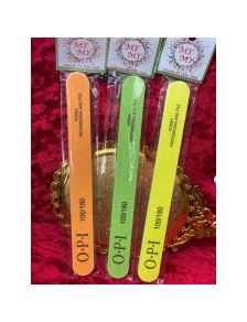 Dũa nhám OPI bén 100/180 màu ngẫu nhiên độ nhám cao chuyên nghiệp dành cho móng tay móng chân GIÁ RẺ