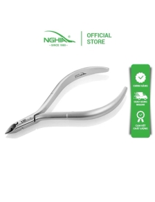 Kềm cắt da bán nguyệt NGHĨA D507 trắng thép không gỉ bền đẹp lưỡi kềm sắt bén an toàn dễ vệ sinh