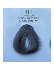 Thuốc nhuộm trực tiếp không cần tẩy VIL 111 THAN CHÌ tuýp 120ml dạng kem không rát da đầu, không gây khô tóc