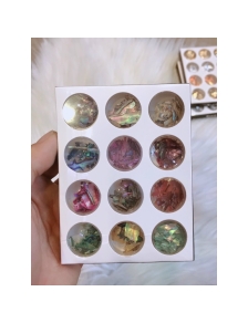 Xà xừ vân gỗ 1 set 12 ô nhiều màu, mẫu siêu sáng, lấp lánh FREESHIP trang trí nail, ẩn xà cừ vân gỗ, ẩn xà cừ vân đá