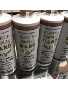 Loại1 Keratin Complex Nano sản phẩm cao cấp phục hồi tóc 1000ml chai xám làm tóc bóng mượt pha duỗi