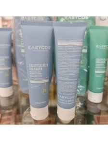 Gội Easycos tuýp nhỏ 60 ml hương gỗ đàn siêu thơm mượt + salicylic collagen giúp sạch sâu kiểm soát dầu nấm ngứa .