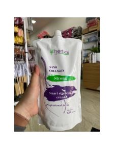 Kem duỗi 1 lần Nano collagen Strong Herbal 1000ml dạng túi công nghệ mới