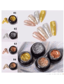 Gel nhũ kim tuyến, gel nhũ đặc siêu sáng JAKOU HUAXI bạc, vàng đồng 