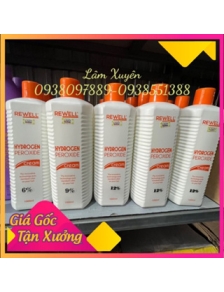 Oxy trợ nhuộm cao cấp không rát Rewell 1000ml 6%(20 vol) 9%(30 vol) 12%(40 vol)