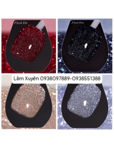 Sơn nhũ FLASH kim tuyến siêu sáng, kim tuyến vàng, bạc, đỏ 15ml