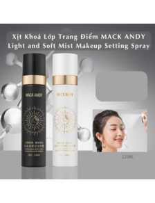 Xịt Khoáng Cố Định Lớp Trang Điểm khoá nền MACK ANDY 120ml