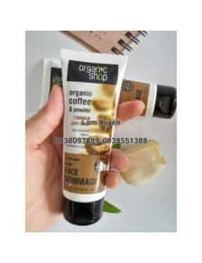 Tẩy Tế Bào Chết Organic Shop Coffee & Powder 75g CHÍNH HÃNGgiúp tẩy sạch bụi bẩn loại bỏ bã nhờn và tăng cường độ ẩm