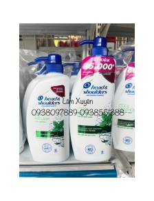 Dầu gội Head & Shoulders bạc hà mát rượi 850ml ✅ CHÍNH HÃNG ✅ ngăn ngừa gàu ngứa mát lạnh da đầu khô