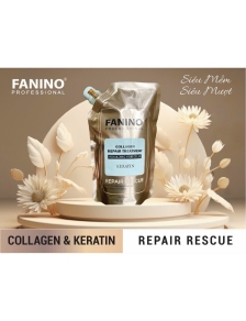 Hấp dầu FANINO PROFESSIONAL 500ml  phục hồi hư tổn, phục hồi tóc đã trải qua uốn duỗi nhuộm nhiều lần FREESHIP giúp tóc hạn chế  gãy rụng