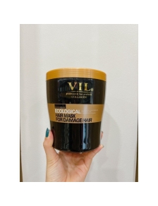 Hấp dầu kem ủ SIÊU MỀM MƯỢT VIL 1000ml hũ màu đen  TẬN GỐC phục hồi tóc, siêu mềm mượt, giữ màu tóc nhuộm, tóc uốn..