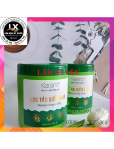 Hấp dầu Karanz lục tảo biển vàng 1000ml CHÍNH HÃNG giúp dưỡng tóc suôn mềm bóng mượt và cung cấp độ ẩm cho tóc