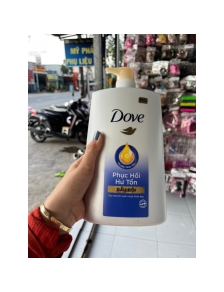 Dầu gội DOVE phục hồi hư tổn 1kg4 CHÍNH HÃNG cho mái tóc suôn mềm óng mượt rạng ngờ ngăn ngừa khô xơ chẻ ngọn tóc