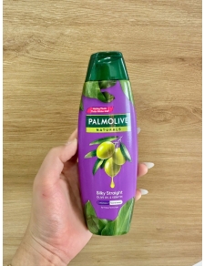 Dầu gọi xả 2 trong 1 Palmolive sữa dừa chiết xuất từ thiên nhiên dưỡng ẩm tóc 180ml chai tím vòi xịt tiện lợi