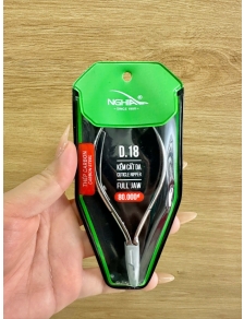 Kềm cắt da NGHĨA D18 chính hãng bằng thép mạ niken rung bóng cao cấp bền bén chuyên dụng làm nail
