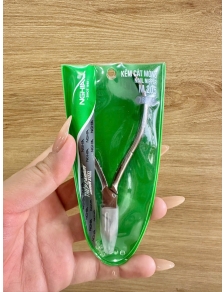 Kềm cắt da NGHĨA M205 chính hãng bằng thép mạ niken rung bóng cao cấp bền bén chuyên dụng làm nail
