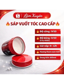 Sáp vuốt tóc nam OSIS+KANFA 100ml hủ đỏ dạng gel mùi thơm dễ chịu tạo kiểu giữ nếp 9-12h
