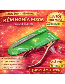 Kềm cắt móng M306 xám CHÍNH HÃNG thép không gỉ bền bén chắc tay dễ vệ sinh an toàn chuyên dụng nail