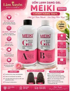 Uốn Lạnh Dạng Gel Meiki 500ml CHÍNH HÃNG Chất Gel Thấm Nhanh Siêu Bóng Mềm Mượt Giá Rẻ Dễ Dùng