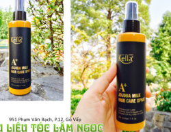 Phục hồi tóc hư tổn nhanh chóng với sữa xịt dưỡng cao cấp Jojoba Milk Kella