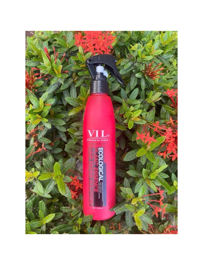 Xịt dưỡng tóc VIL đỏ 280ml phục hồi hư tổn giúp tóc mềm mượt chắc khoẻ dạg chai xịt có vòi an toàn