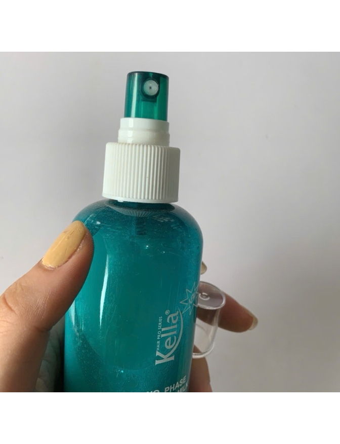 Xịt dưỡng KELLA chống nhiệt màu xanh chai 250ml hương thơm