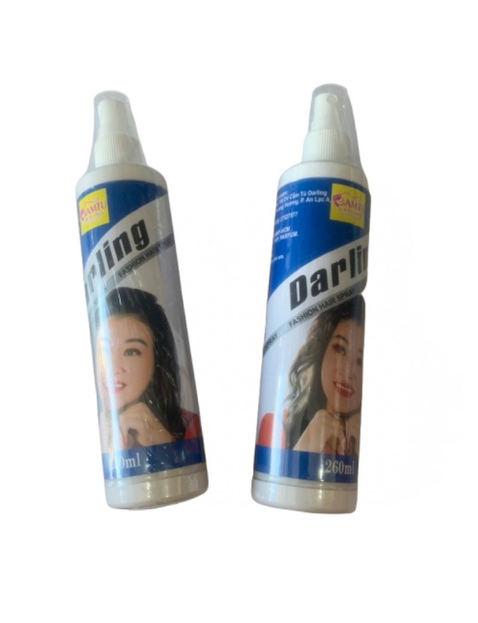 Keo xịt tóc DARLING 260ml chính hãng giữ nếp tóc  dễ dàng tạo kiểu tóc