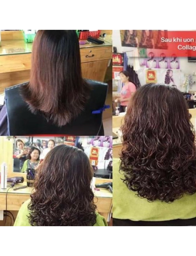 Uốn tóc QL8X cặp 1000ml x 2 chai uốn nóng sinh học